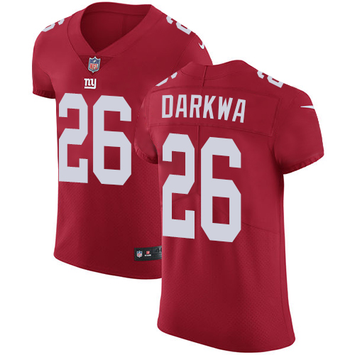 Nike Giants #26 Orleans Darkwa Red Alternate Men's Stitched NFL Vapor Untouchable Elite Jersey